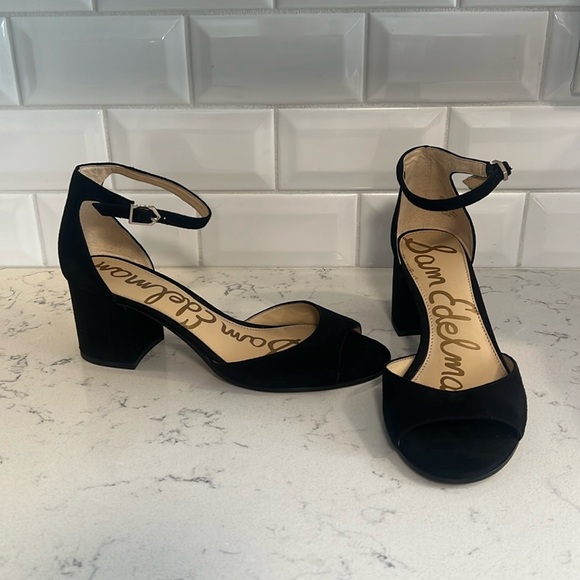 Sam Edelman black heels 8.5 - Picture 1 of 9